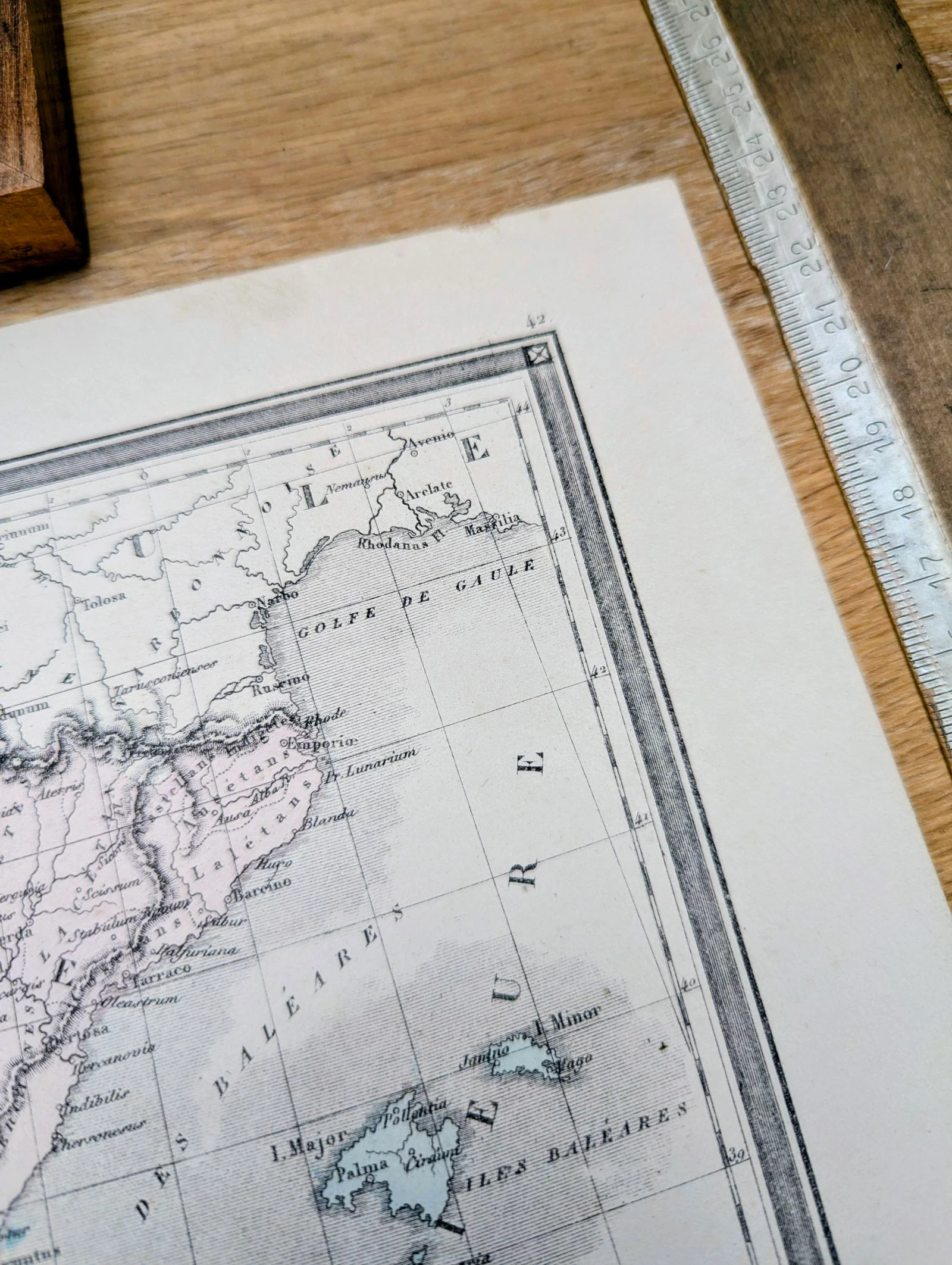 A antiga Espanha, mapa impresso em 1852. – photo 11